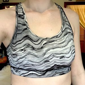 Spalding Black & White Women’s Sports Bra